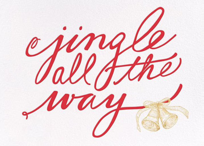 Jingle All the Way - Business Holiday Card by kate spade new york