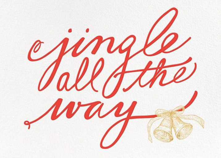 Jingle All the Way - Holiday Card by kate spade new york