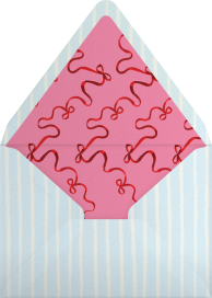 Painted Bow Cutout - Paperless Post Envelope