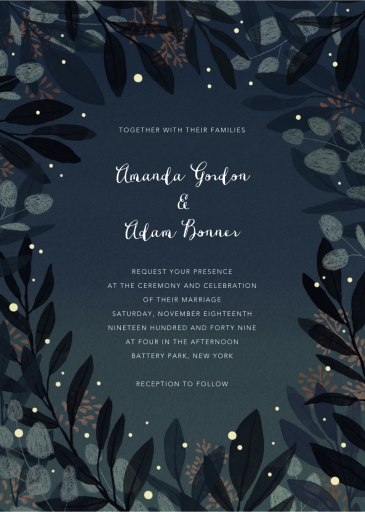 Laurelwood - Wedding Invitation by Paperless Post