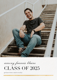 Underscore (Photo) - Graduation Announcement by Paperless Post