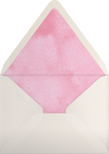 Illustrated Cake Birthday Invitation Envelope