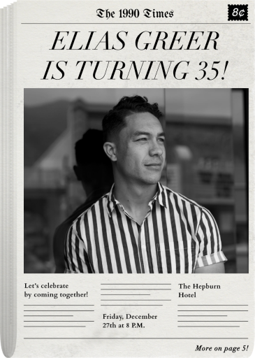 Cover Story - Invitation by Paperless Post