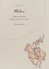 Cowgirl - Birthday Invitation by Paperless Post
