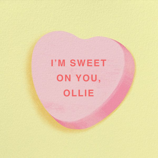 Don't Break My Candy Heart - Valentine's Day Card by Paperless Post