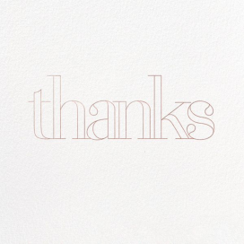 Grace and Gratitude - Thank You Card by Paperless Post