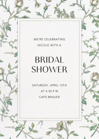 Grandiflora - Bridal Shower Invitation by Schumacher