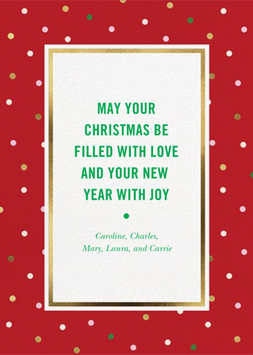 Wrapping Paper - Christmas Card by kate spade new york