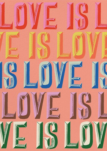 Colorful Love (Dylan Mierzwinski) - Valentine's Day Card by Red Cap Cards