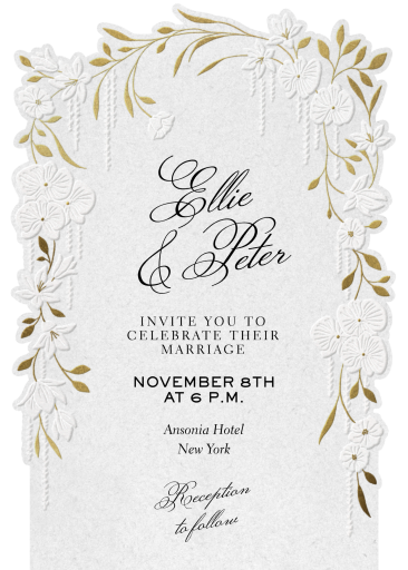 Enchanted Garden Frame - Wedding Invitation by Paperless Post