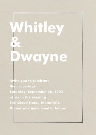 Fillet - Wedding Invitation by Paperless Post