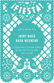 Fiesta Banner - Bachelorette Party Invitation by Paperless Post