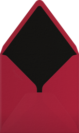 Red Square Border - Paperless Post Envelope