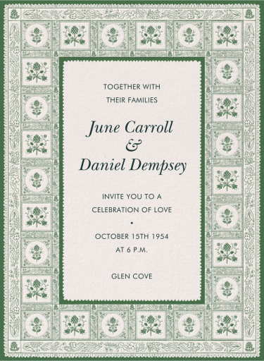 Artichoke - Wedding Invitation by Rifle Paper Co.