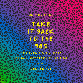 Neon Cheetah by Paperless Post