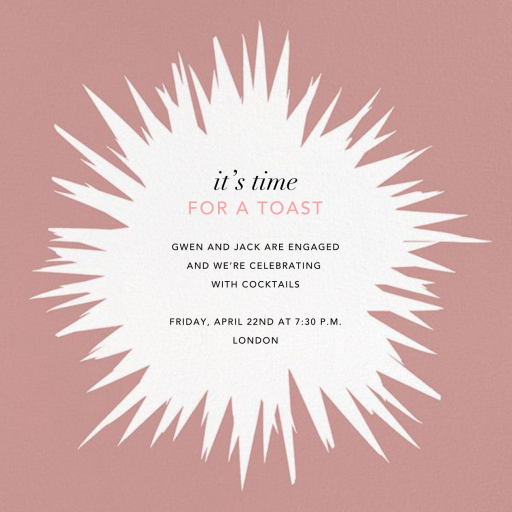 Sunburst - Bridal Shower Invitation by Kelly Wearstler