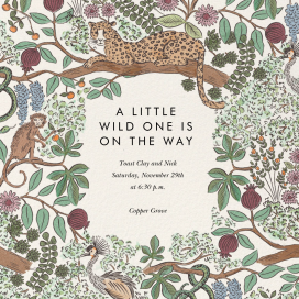 Safari Sketches - Baby Shower Invitation by Rifle Paper Co.