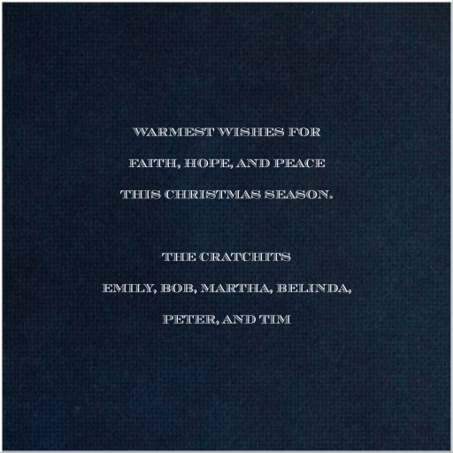 Bethlehem Sky - Christmas Card by Paperless Post - Back