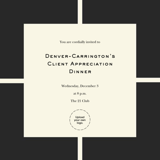 Deco - Business Dinner Invitation by Paperless Post