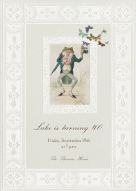 Fancy Frog - Get-Together Invitation by Emily Baird