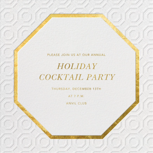 Nixon - Corporate Holiday Party Invitation by Jonathan Adler