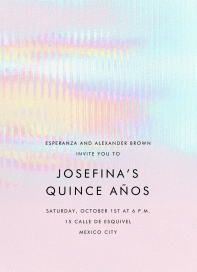 Malibu Haze - Quinceañera Invitation by Paperless Post