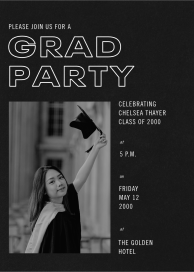 Show Bill - Graduation Party Invitation by Paperless Post