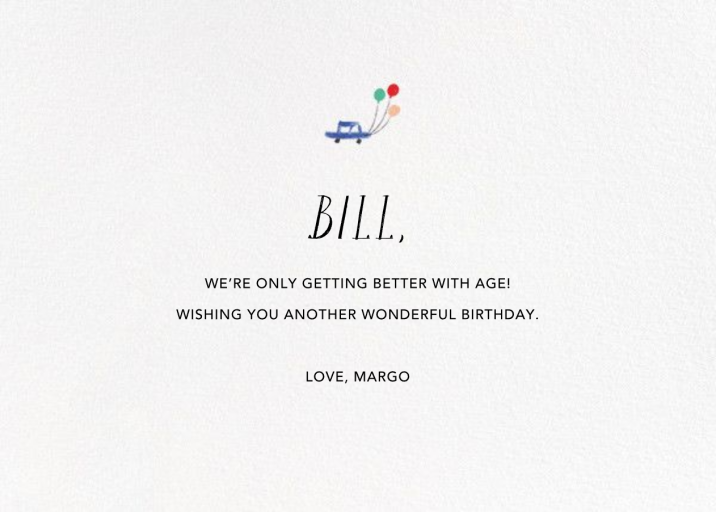 Mr. Bernstein's Balloon Ride by Mr. Boddington's Studio - Back