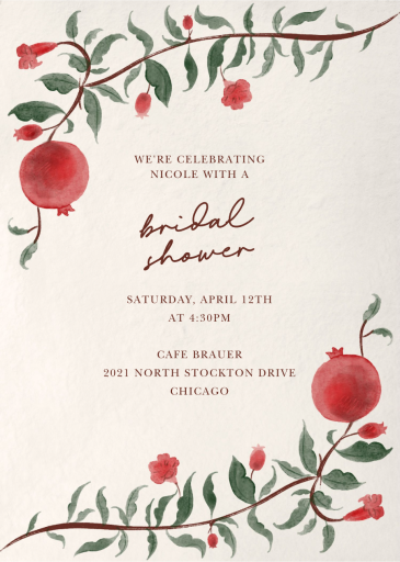 Rimon - Bridal Shower Invitation by Paperless Post