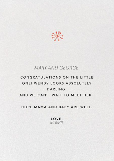 Birdie in Basket (Blanca Gómez) - Greeting Card by Red Cap Cards - Back