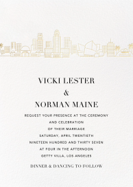Skyline View - Wedding Invitation by Paperless Post