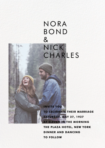 Transmission (Invitation) - Wedding Invitation by Paperless Post