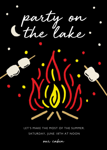 Toasted S'mores - Summer Party Invitation by Paperless Post