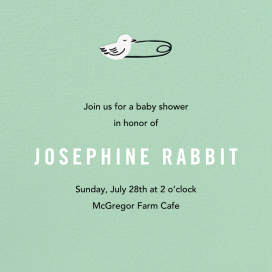 Duck Pin - Baby Shower Invitation by Paper Source