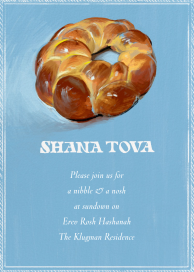 Challah (Invitation) by Paperless Post