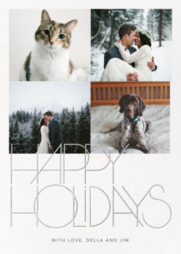 Avant-Garde Holiday - Holiday Card by Paperless Post