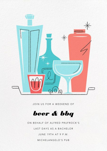 Old Fashioned - Bachelor Party Invitation by Paperless Post