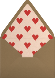 Single Hearts - John Derian Envelope
