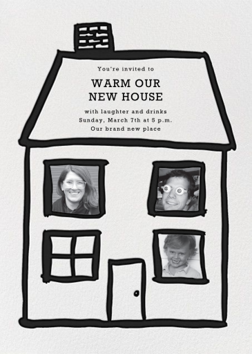 Family Home - Housewarming Invitation by Linda and Harriett