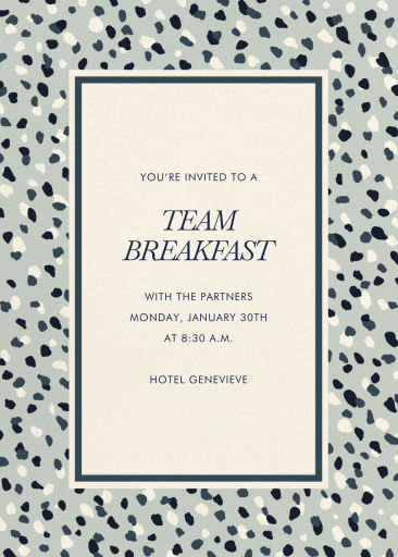 Terrazzo Pattern Invitation