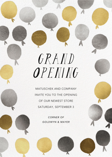 Up in the Air - Business Event Invitation by Mr. Boddington's Studio