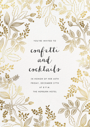 Queen Anne - Birthday Invitation by Rifle Paper Co.