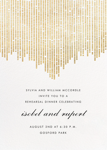Josephine Baker - Rehearsal Dinner Invitation by Paperless Post