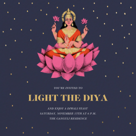 Lakshmi Lotus by Paperless Post