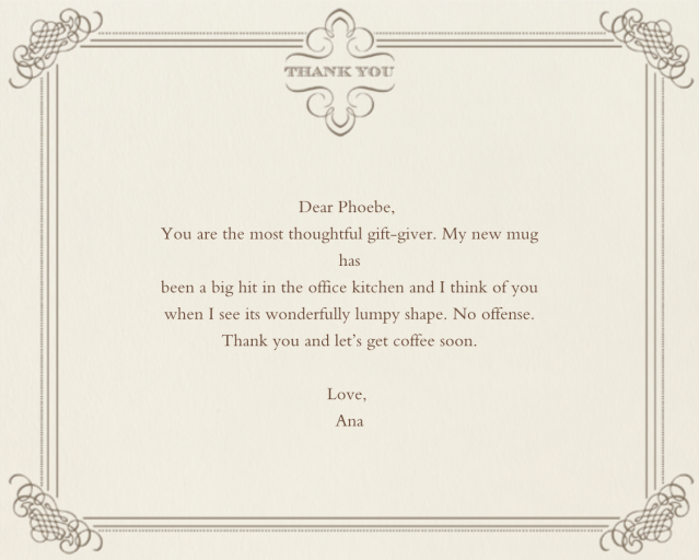 Antique Press (Stationery) - Thank You Card by Paperless Post