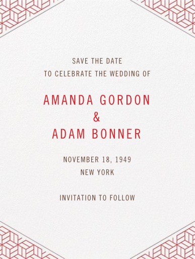 Parterre (Save the Date) by Crane & Co.