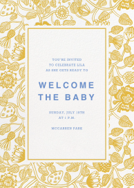 Little Wildflowers - Baby Shower Invitation by Marimekko