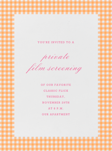 Gingham - Party Invitation by Paperless Post