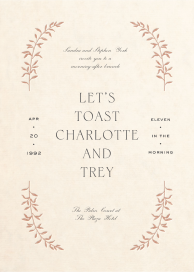 As Above - Wedding Brunch Invitation by Paperless Post
