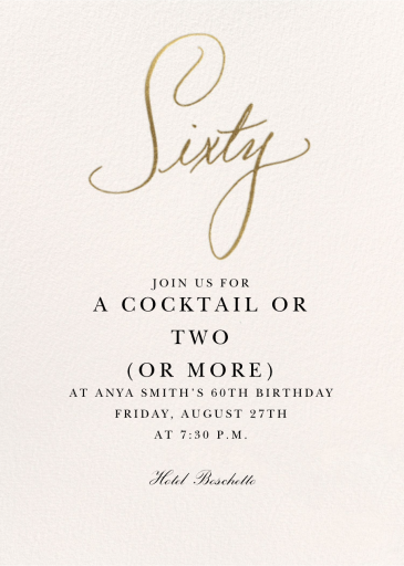 Milestone Manuscript - Birthday Invitation by Stephanie Fishwick